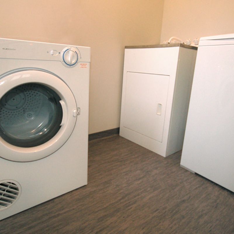 Laundry facilities are available at Gardens Le Grand
