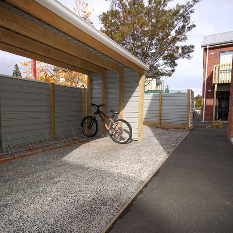 Bike racks are available for Gardens Le Grand residents